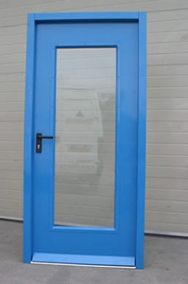 Large vision panel and black nylon lever handle